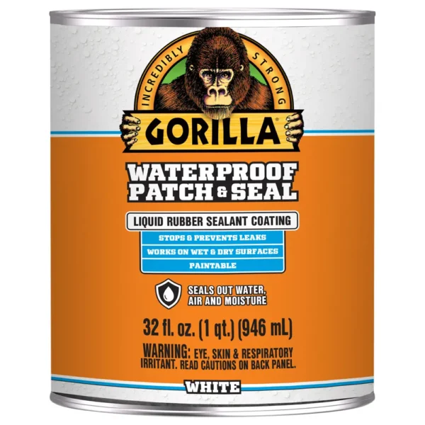Gorilla Waterproof Coat & Seal Liquid, white 473 ml